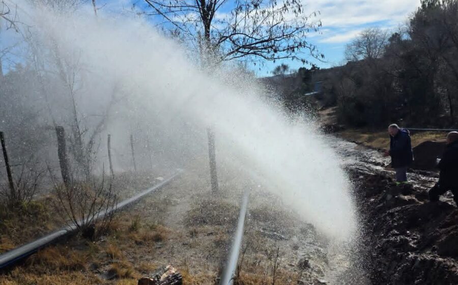 96 horas sin agua cruda. Así, de un día para el otro, San Luis, Juana Koslay y La Punta se quedan sin suministro desde mañana jueves 23 de julio por una rotura en el acueducto Río Grande.