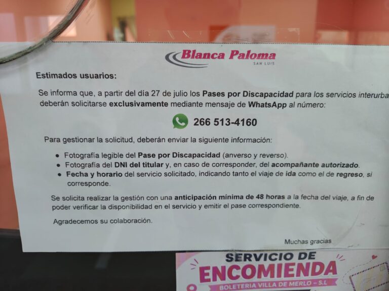 Walter Pollo denunció restricciones al beneficio del CUD en el transporte interurbano y pidió explicaciones a la Provincia