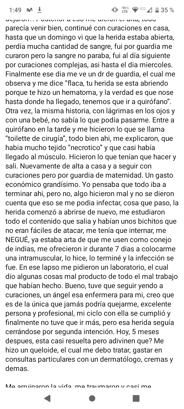 🔴 ÚLTIMO MOMENTO: Me traumaron y casi me matan»: el relato de una mamá sobre vulneración de derechos en el parto