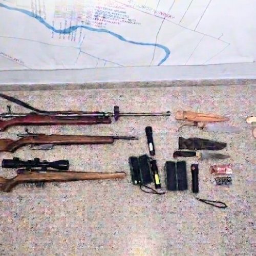 Secuestraron armas de fuego durante un control policial en el peaje Río Quinto