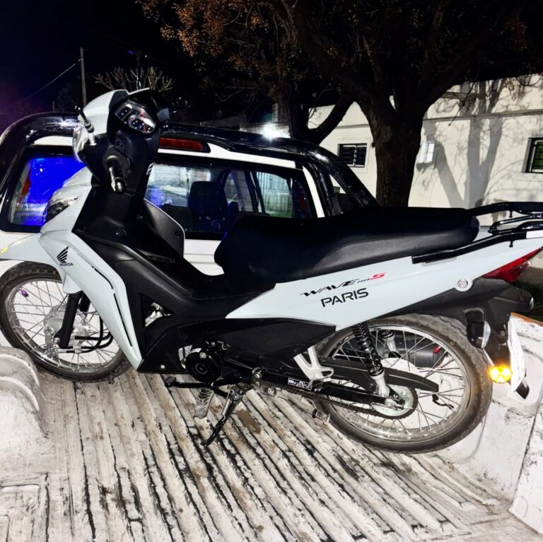 Un joven de 18 años protagonizó una persecución en moto por Villa Mercedes y terminó demorado tras dar positivo en alcoholemia