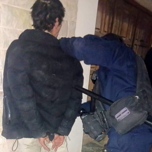 Detuvieron a un hombre de 49 años que atacó una vivienda a bastonazos en Villa Mercedes