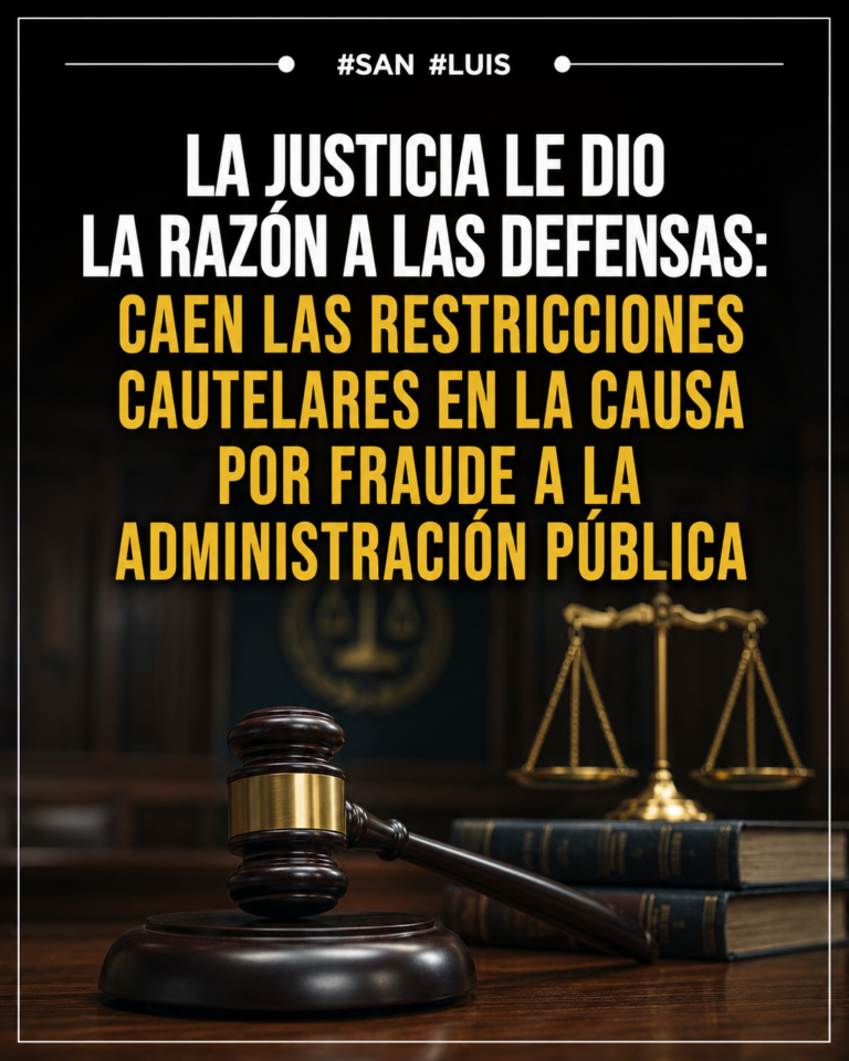 La Justicia le dio la razón a las defensas: caen las restricciones cautelares en la causa por fraude a la administración pública