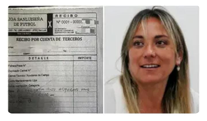 Liga Sanluiseña: una factura reaviva las sospechas sobre el manejo de fondos de Laura Sánchez