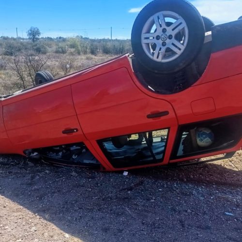 Este lunes 14 de septiembre, alrededor de las 12:15, se produjo un accidente de tránsito sobre la Autopista de las Serranías Puntanas y avenida Lafinur Sur, en la ciudad de San Luis.